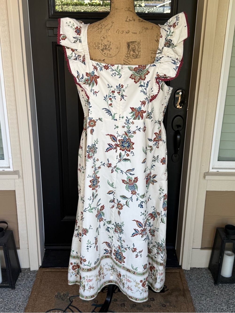Tuckernuck x Studio McGee Nora Dress XXXL Floral Cottagecore Prairie Maxi NWT - Picture 7 of 11